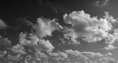 İtalya, Sicilya, gökyüzündeki bulutlar