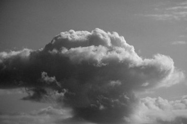 İtalya, Sicilya, gökyüzündeki bulutlar