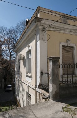 Bulgaristan, Filibe; kentin orta caddesindeki eski bir yerleşim yeri 