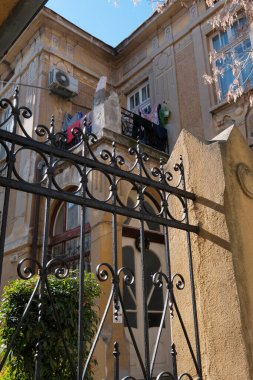 Bulgaristan, Filibe; kentin orta caddesindeki eski binalar 