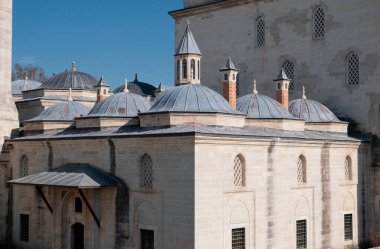 Türkiye, Edirne, Bayezid II cami ve sağlık müzesi manzarası