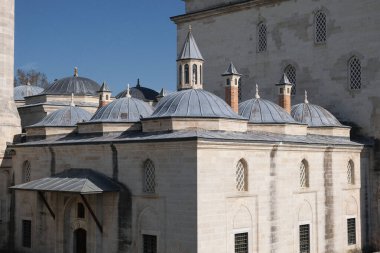Türkiye, Edirne, Bayezid II cami ve sağlık müzesi manzarası