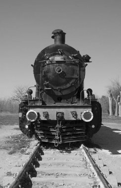 Hindi. Edirne; tren istasyonundaki Orijinal Orijinal Doğu Ekspres treni manzarası 