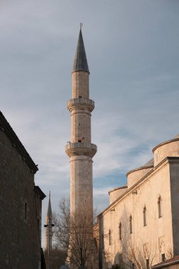 Türkiye, Edirne, merkezde bir cami manzarası