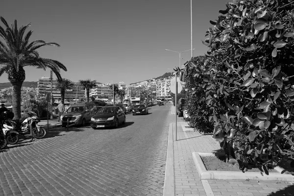 Yunanistan, Kavala, 8 Mart 2025, şehir manzarası - EDITORIAL