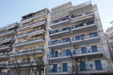 Yunanistan, Selanik; kentin orta caddesindeki Yunan daireleri