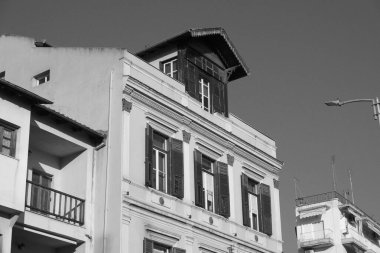 Yunanistan, Selanik; kentin merkez caddesindeki eski bina