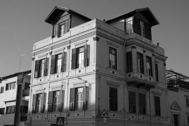 Yunanistan, Selanik; kentin merkez caddesindeki eski bina