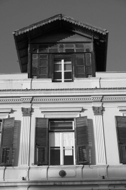 Yunanistan, Selanik; kentin merkez caddesindeki eski bina