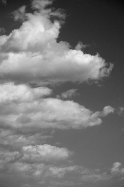 İtalya, Sicilya, gökyüzündeki bulutlar