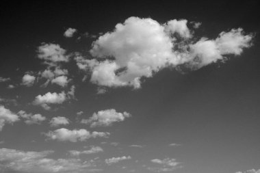 İtalya, Sicilya, gökyüzündeki bulutlar