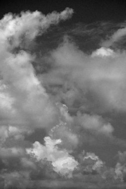 İtalya, Sicilya, gökyüzündeki bulutlar