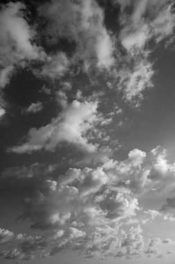 İtalya, Sicilya, gökyüzündeki bulutlar