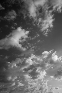 İtalya, Sicilya, gökyüzündeki bulutlar