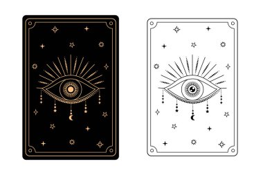Tarot kartı barışı. Bir deste iskambil kağıdının en büyük arkası..