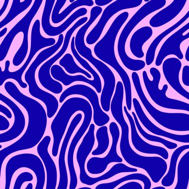 Organik serbest akış şekillerine sahip minimalist, kusursuz desen..