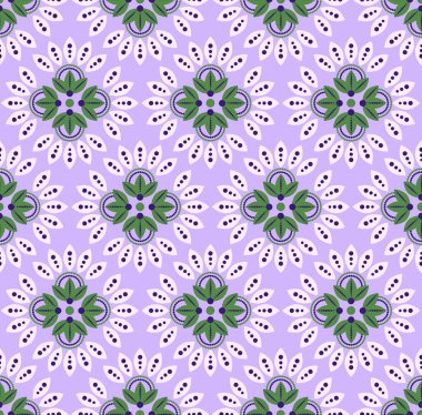 Leylak arkaplanda çiçek deseni var..