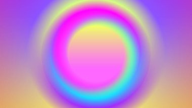 Dönen gökkuşağı gradyanı dairesel desenli, pembe merkezli ve ışık arkaplan üzerinde. Soyut arkaplan.