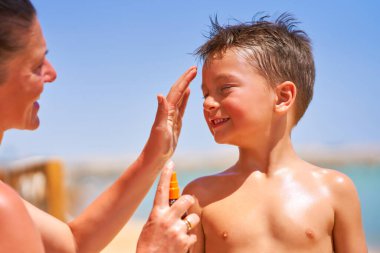 Mısır Hurghada 'da rahatlatıcı tatil fotoğrafı. Yüksek kalite fotoğraf