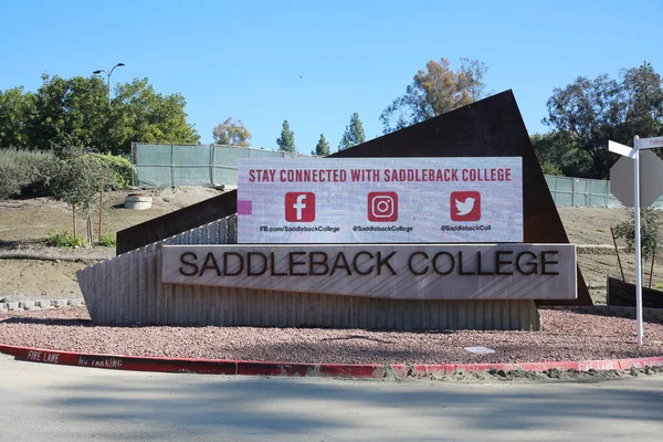 Mission Viejo California January 2023 Saddleback College Public Community College — Stock Photo, Image