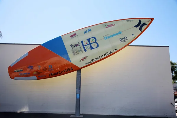 Huntington Beach Usa Settembre 2022 Una Tavola Surf Gigante Sul — Foto Stock