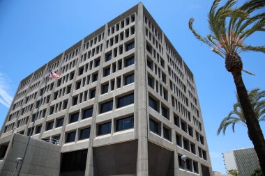 Federal Building. A large federal or Government building in Santa Ana.