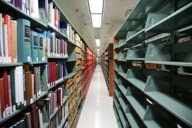 Santa Ana, California - USA -June 2, 2022: Orange County Public Law Library. Rows of Law Books and Information in the Public Law Library in Santa Ana, California. 