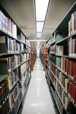 Santa Ana, California - USA -June 2, 2022: Orange County Public Law Library. Rows of Law Books and Information in the Public Law Library in Santa Ana, California. 