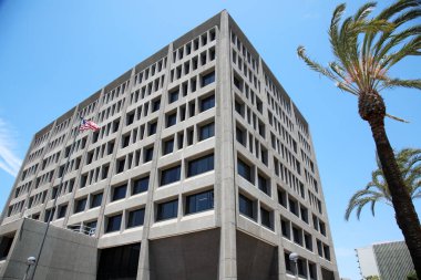 Federal Building. A large federal or Government building in Santa Ana.