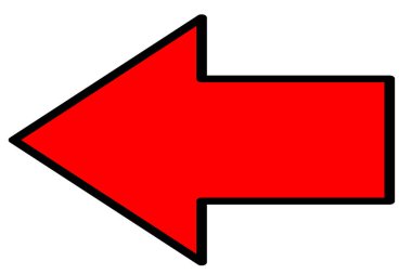 arrow isolated on white background  