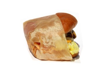 beef burger isolated on a white background