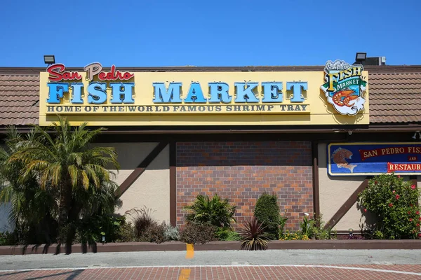 San Pedro Californië Verenigde Staten Mei 2022 San Pedro Vismarkt — Stockfoto