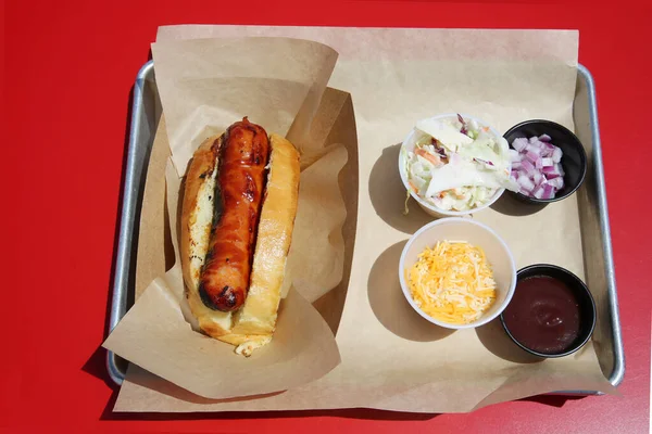 Fast Food Hotdog Snacks — Photo