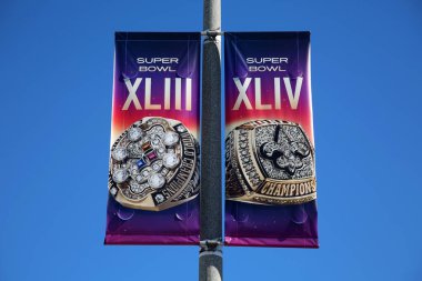 Inglewood, California, FEB 12, 2022: SoFi Stadium, home of this years Super Bowl LVI.