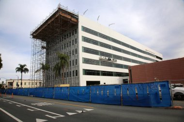 Long Beach, California / USA - March 6. 2020: Large building in Long Beach California. Editorial use only.