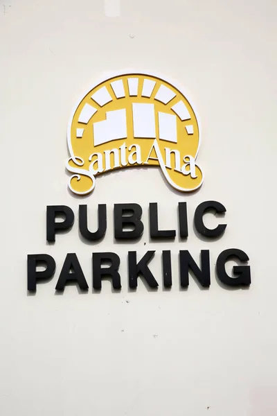 Public Parking Sign Text —  Fotos de Stock