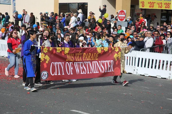 Westminster California Usa January 2023 Tet Parade Celebrate Lunar New — Fotografia de Stock