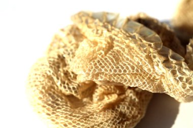 Snake Skin. Shedded Snake Skin. Snake molting isolated on white background. Shedded skin for education. Dead Dried Red Tailed Boa Snake Skin.