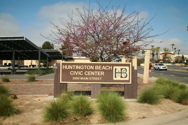 Huntington Beach Califórnia Eua Abril 2023 Huntington Beach California Civic — Fotografia de Stock