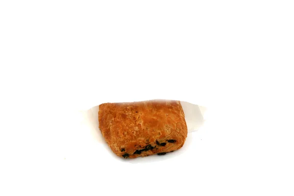 Schoko Croissant Ein Schoko Croissant Auch Als Pain Chocolate Bekannt — Stockfoto