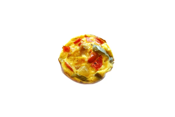朝食の卵マフィン 卵カップ 低炭水化物やキトダイエットの一部 朝食卵マフィンはおいしい健康的な食べ物であり 食事に最適です タンパク質パック卵マフィン 彼らはKetoダイエットのために素晴らしいです — ストック写真