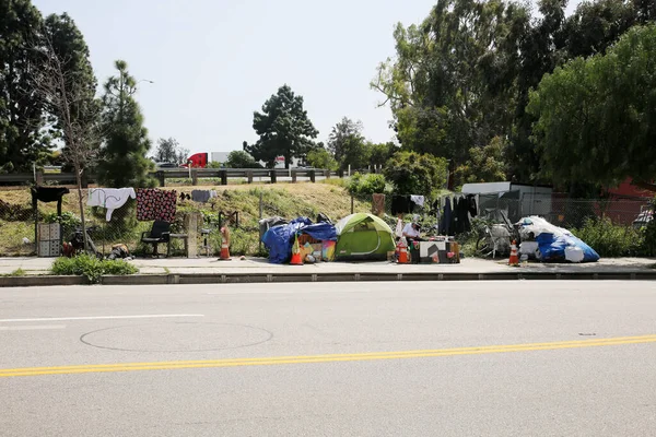 Long Beach California Estados Unidos Abril 2023 Refugio Para Personas — Foto de Stock