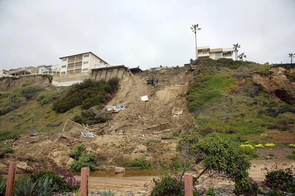 San Clemente California Usa 2023 Three Clifftop Apartment Buildings One — Stock Photo, Image