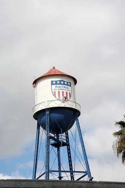 Vodní Věž Placentia Kalifornie 110 Stop Vysoká Vodárenská Věž Placentia — Stock fotografie