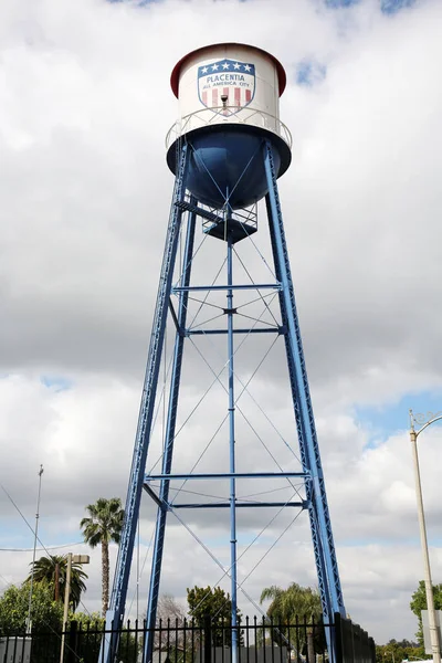 Water Tower Placentia California 110 Foot Tall Water Tower Placentia — Stock Photo, Image
