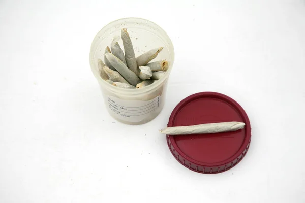 Marihuana Flores Secas Cannabis Brotes Marihuana Ganja Recreativa Receta Cannabis —  Fotos de Stock