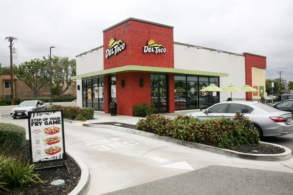 Irvine Kalifornie Usa Června 2023 Del Taco Restaurants Inc Restaurace — Stock fotografie