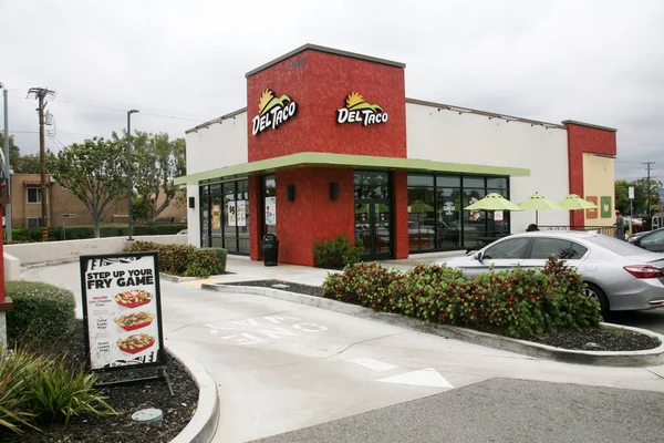 Irvine Kalifornie Usa Června 2023 Del Taco Restaurants Inc Restaurace — Stock fotografie