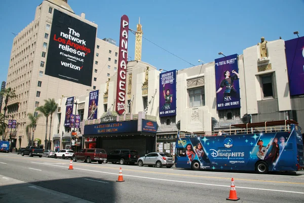 Hollywood Californië Mei 2023 Pantages Theater Hollywood California Toneel Schermtheater — Stockfoto