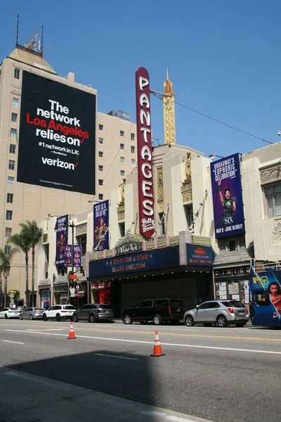 Голливуд Калифорния Сша Мая 2023 Года Pantages Theater Голливуде Калифорния — стоковое фото
